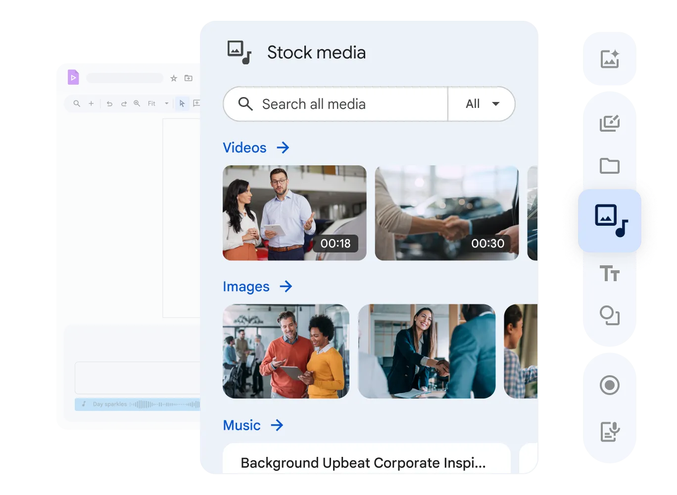 Google Vids free video editor interface