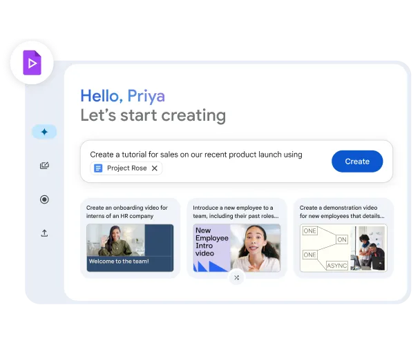 Google Vids free video editor interface